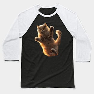 Catzilla Cat Wrath Baseball T-Shirt